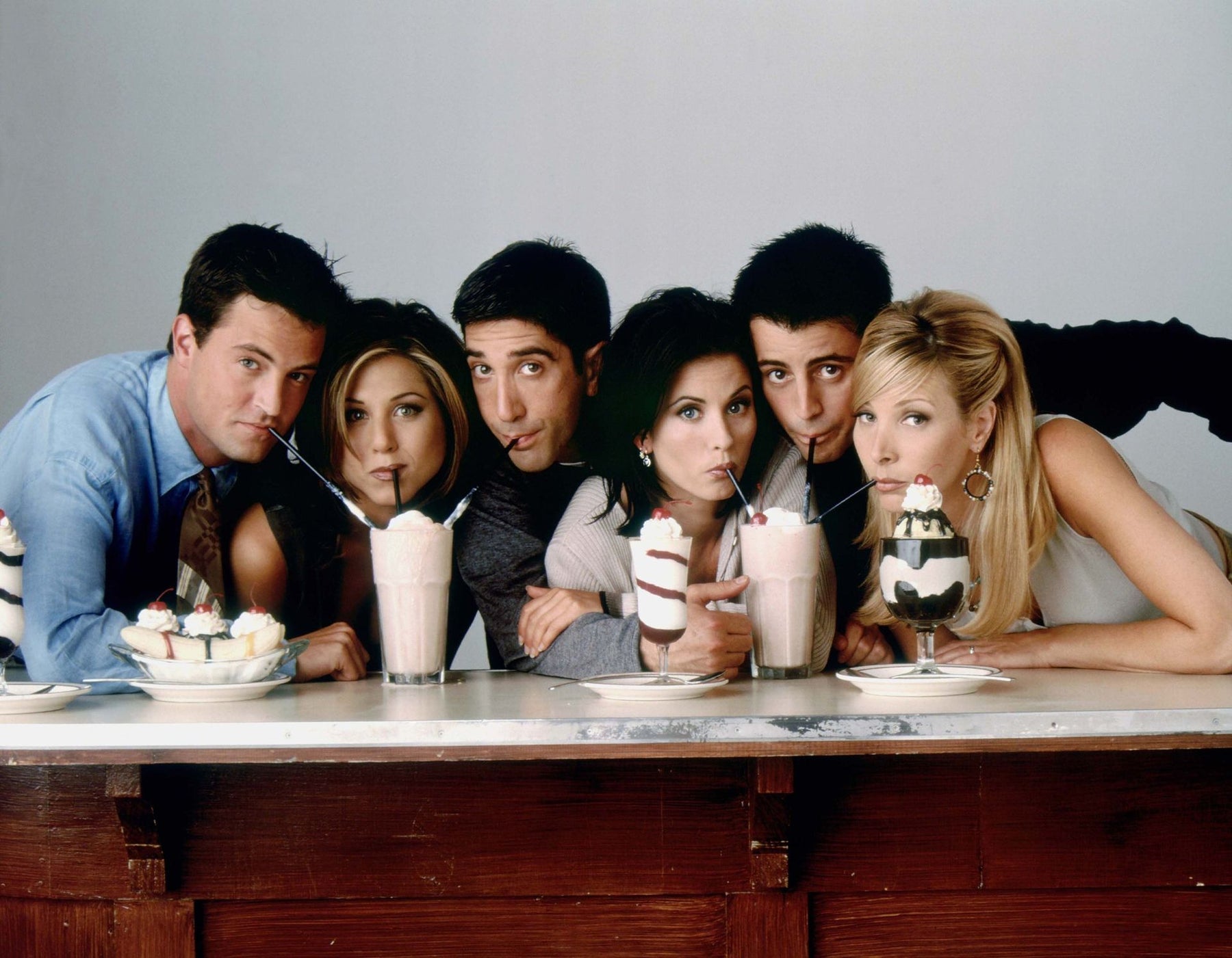 Friends Cast Milkshake Poster