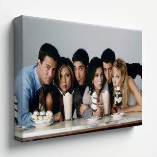 Friends Cast Milkshake Poster