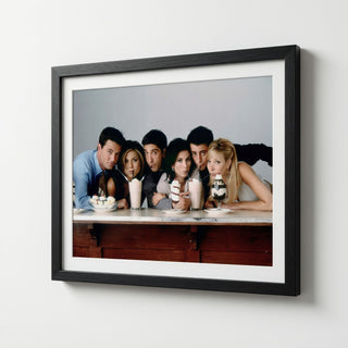 Friends Cast Milkshake Poster