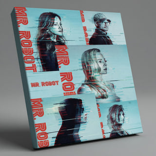 Mr. Robot Glitch Style Poster