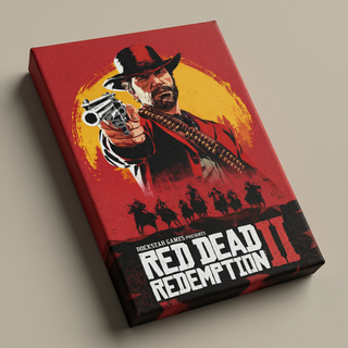 Red Dead Redemption II Poster - Stretched Canvas