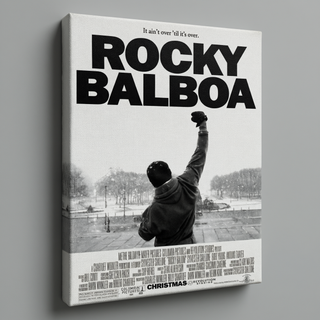 Rocky Balboa Classic Movie Poster - Stretched Canvas