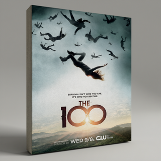 The 100 TV Show Poster - Stretched Canvas