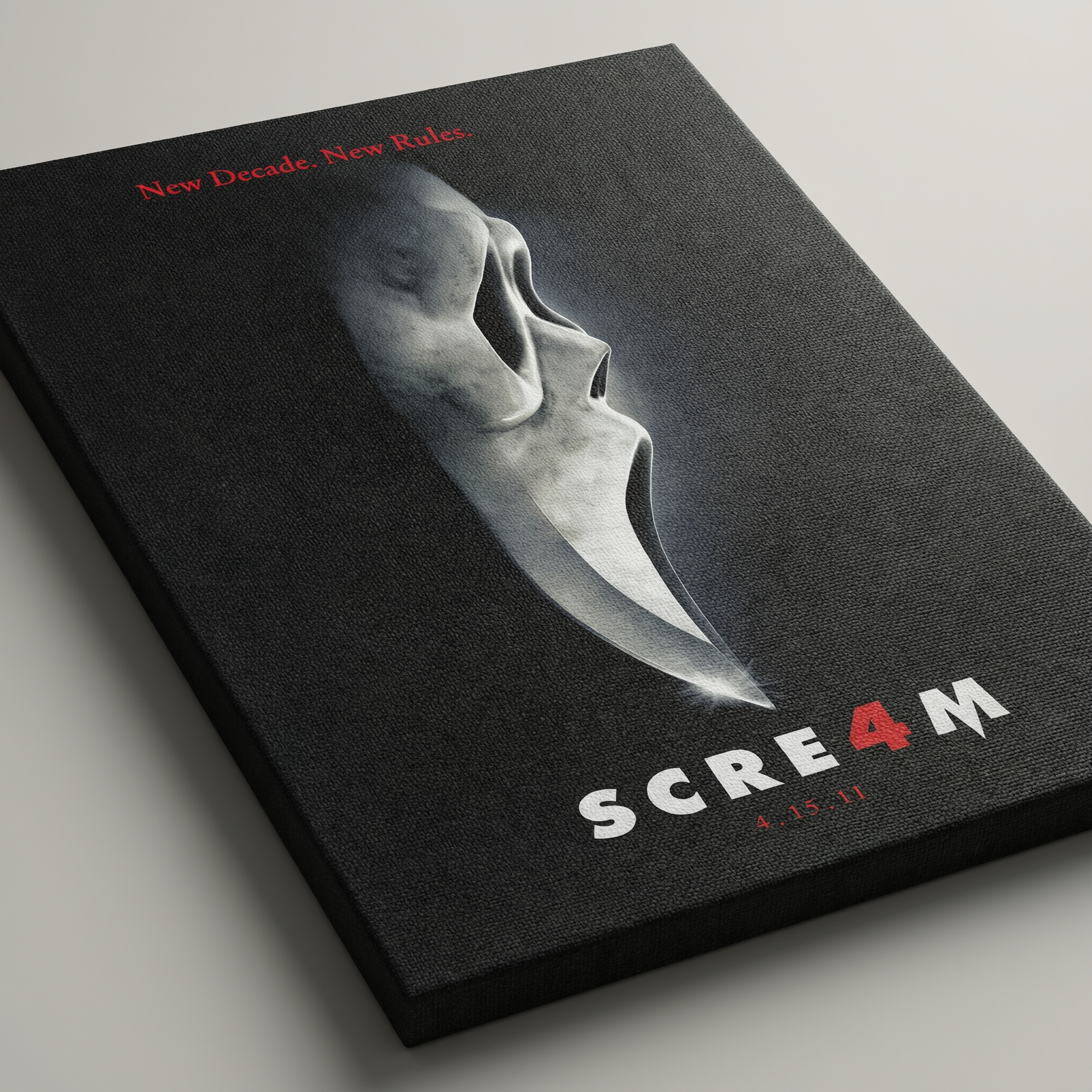 Scream 4 Movie Poster - Stretched Canvas
