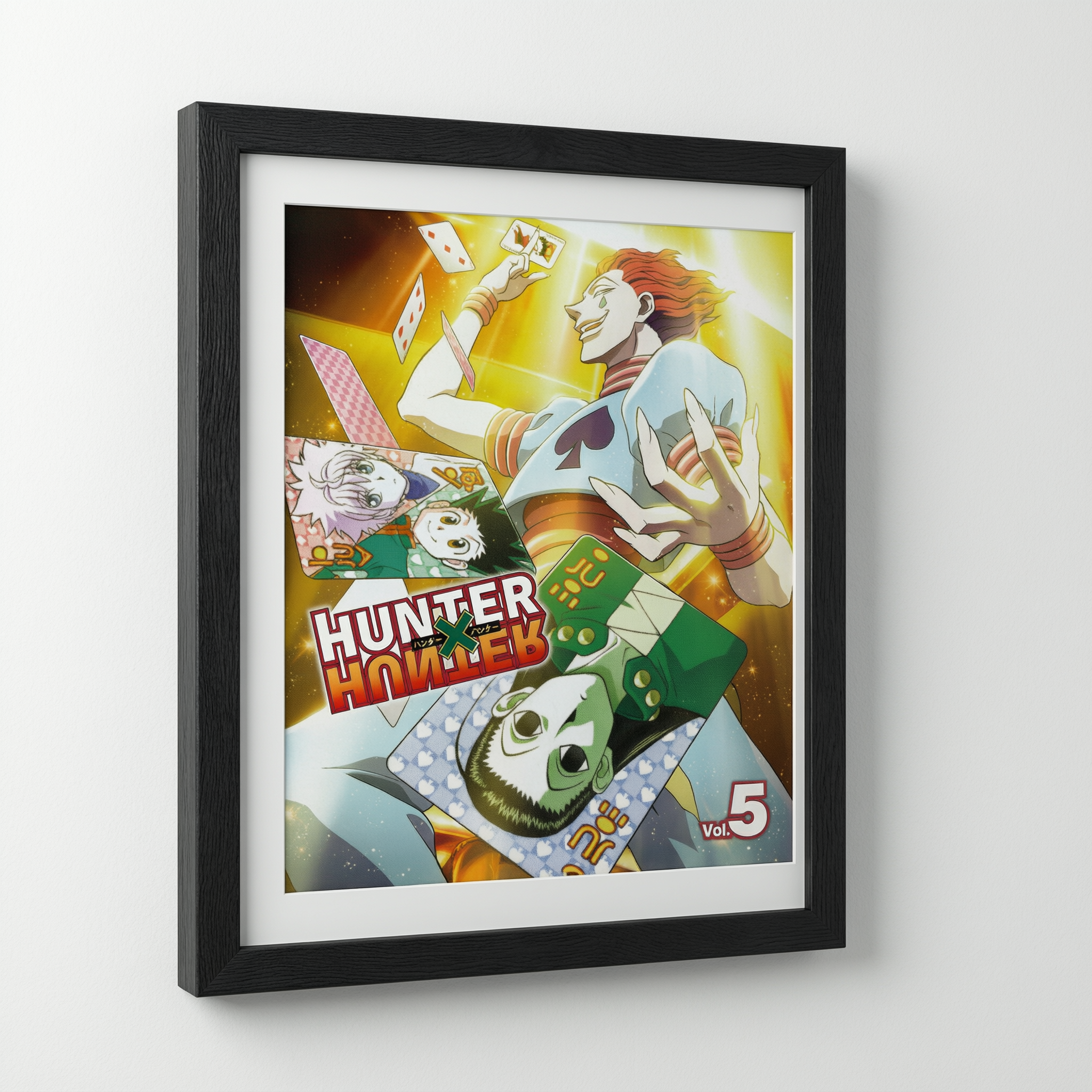 Hunter x Hunter Hisoka Volume 5 - Wooden Framed Canvas