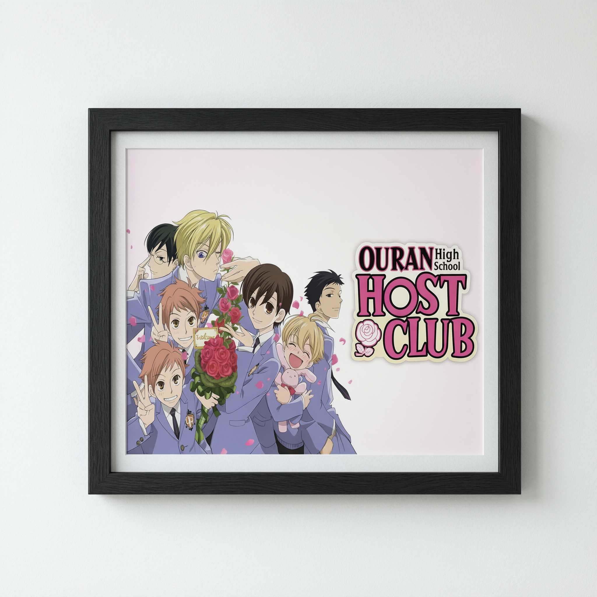 Ouran High School Host Club - Wooden Framed Canvas