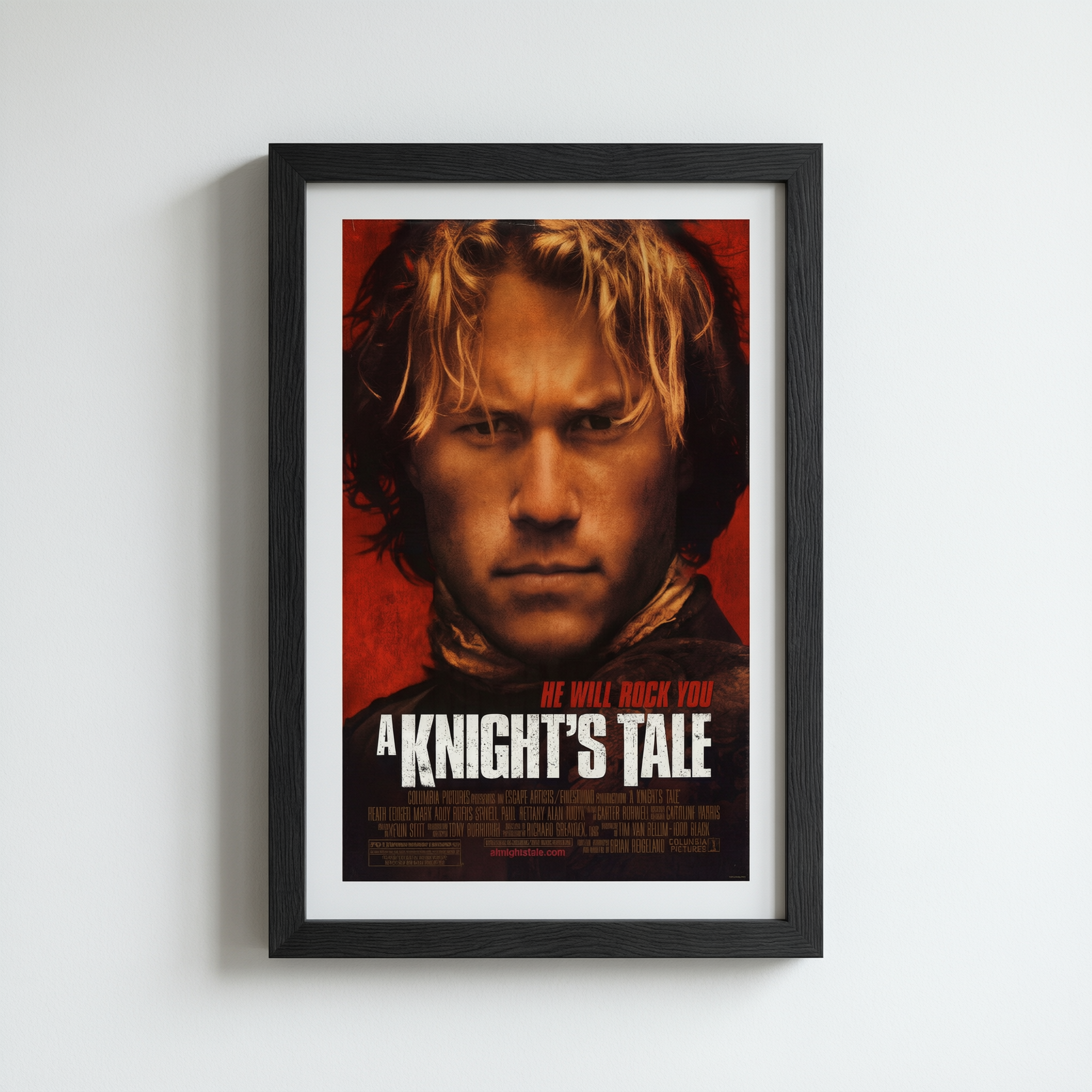 A Knight's Tale Movie Poster - Wooden Framed Canvas