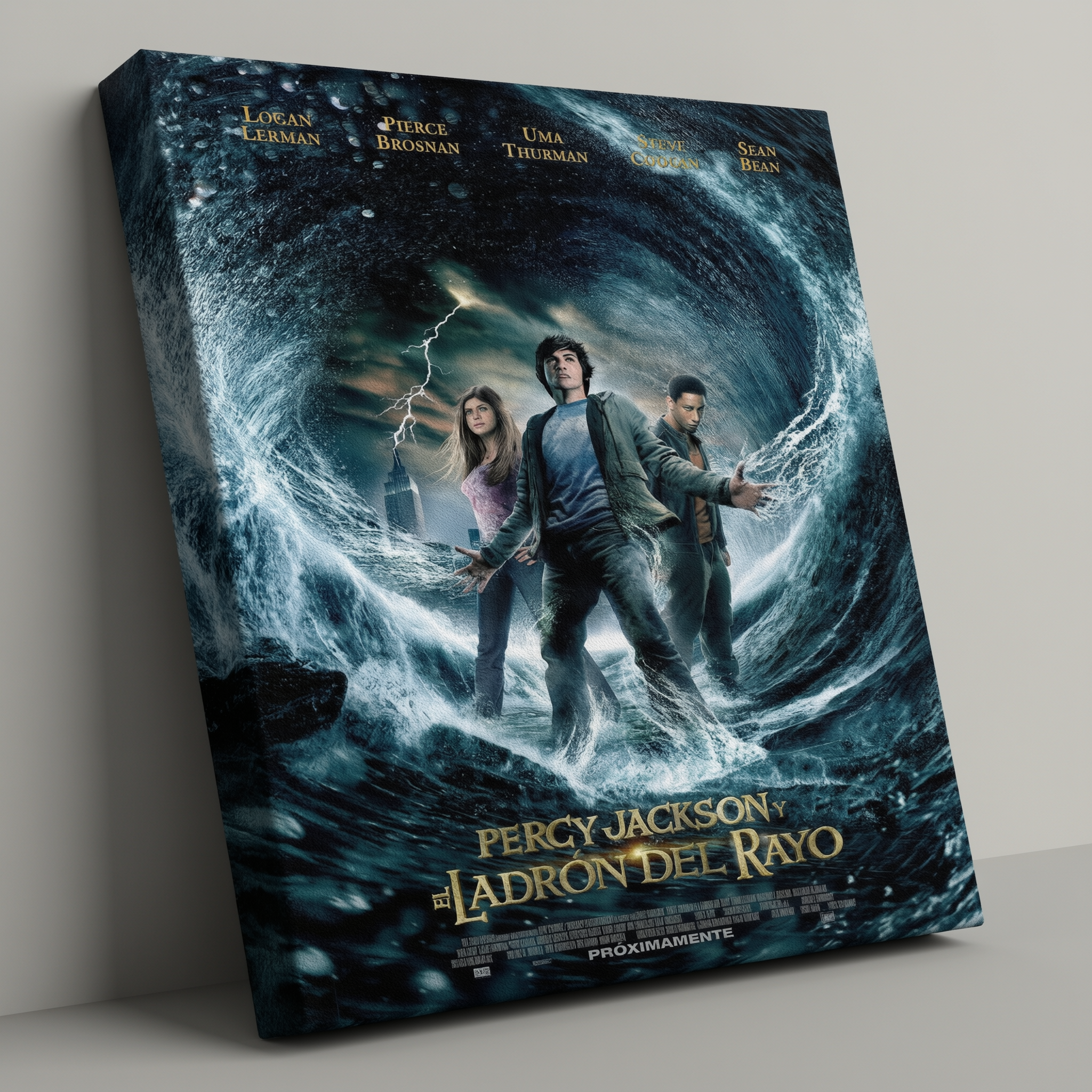 Percy Jackson Movie Poster - Stretched Canvas
